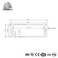 Caja de caja de proyecto electrónico de aluminio plateado ZJD-E1014 100x69x24